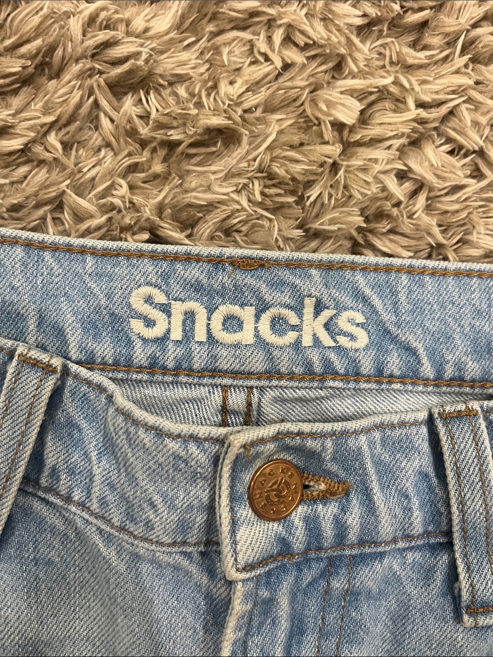 MOTHER “SNACKS” Light Blue High-Rise Straight Jeans - Picture 2 of 7
